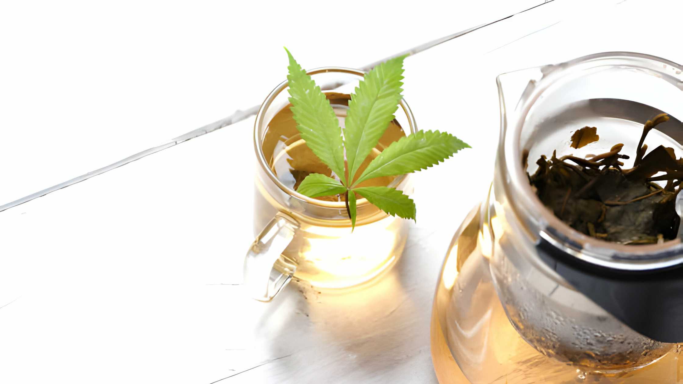 Cannabis-Infused Tea with Rose and Lavender