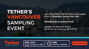 Tether’s Vancouver Sampling Event