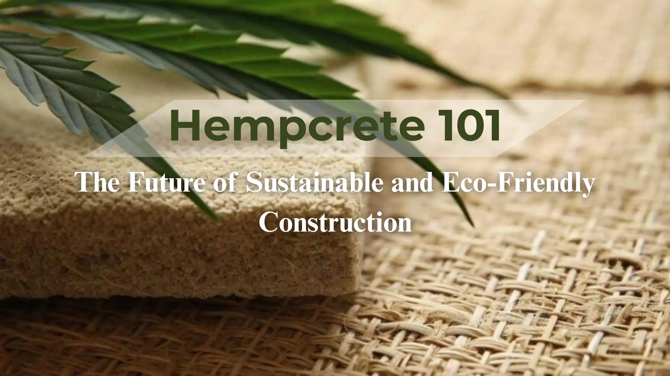 Hempcrete 101